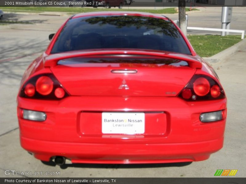 Saronno Red / Tan 2001 Mitsubishi Eclipse GS Coupe