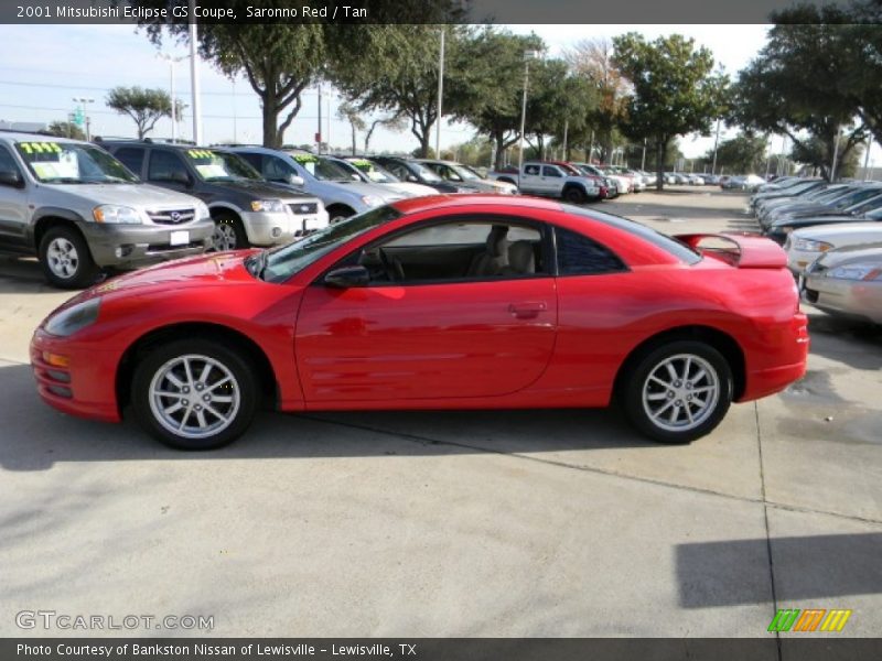 Saronno Red / Tan 2001 Mitsubishi Eclipse GS Coupe