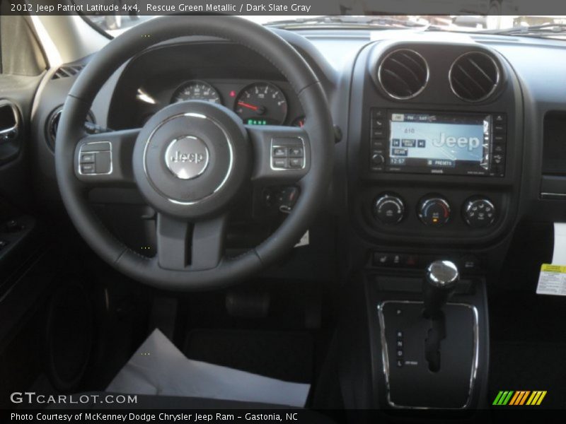 Rescue Green Metallic / Dark Slate Gray 2012 Jeep Patriot Latitude 4x4