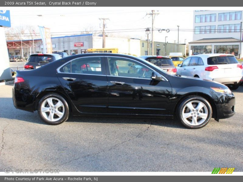Crystal Black Pearl / Ebony 2009 Acura TSX Sedan