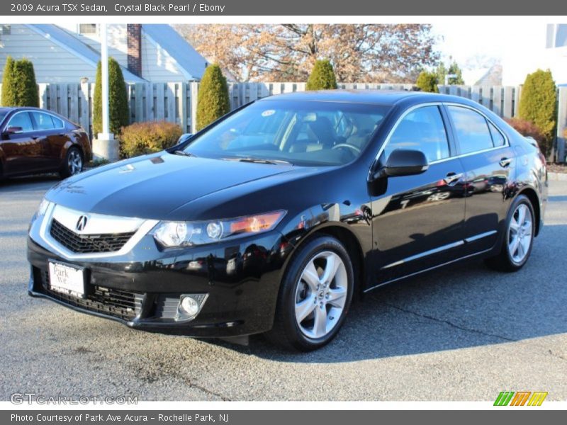 Crystal Black Pearl / Ebony 2009 Acura TSX Sedan