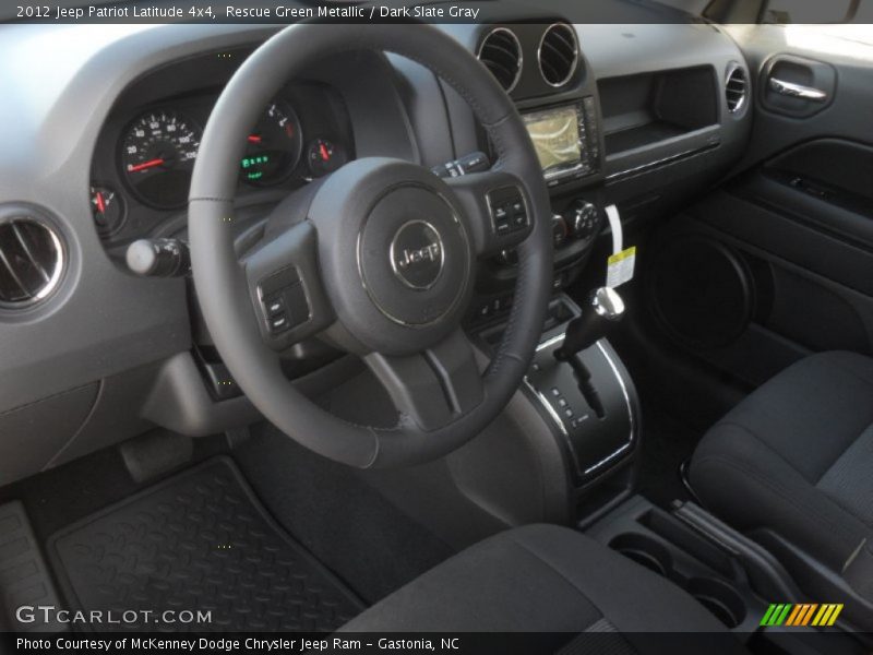 Rescue Green Metallic / Dark Slate Gray 2012 Jeep Patriot Latitude 4x4