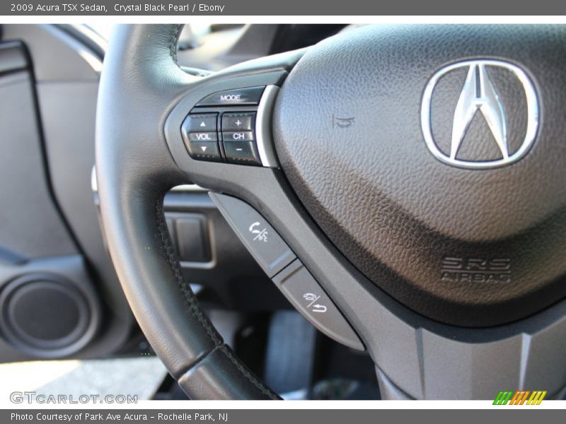 Crystal Black Pearl / Ebony 2009 Acura TSX Sedan