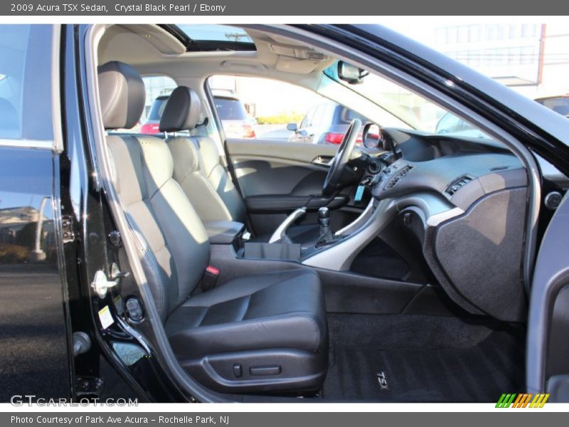 Crystal Black Pearl / Ebony 2009 Acura TSX Sedan