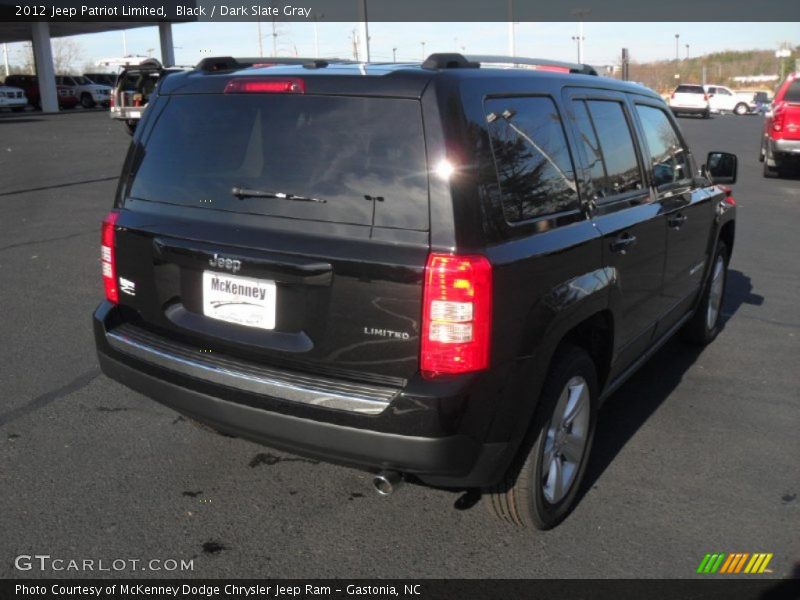 Black / Dark Slate Gray 2012 Jeep Patriot Limited