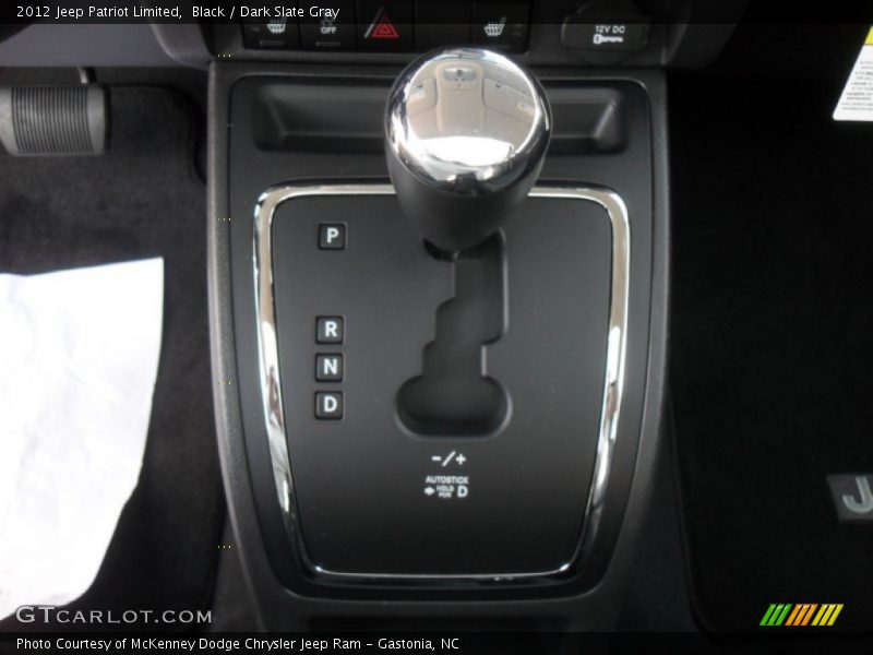 Black / Dark Slate Gray 2012 Jeep Patriot Limited