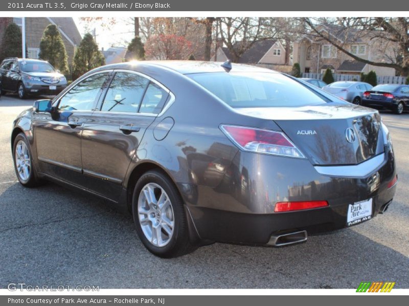 Grigio Gray Metallic / Ebony Black 2011 Acura TL 3.5