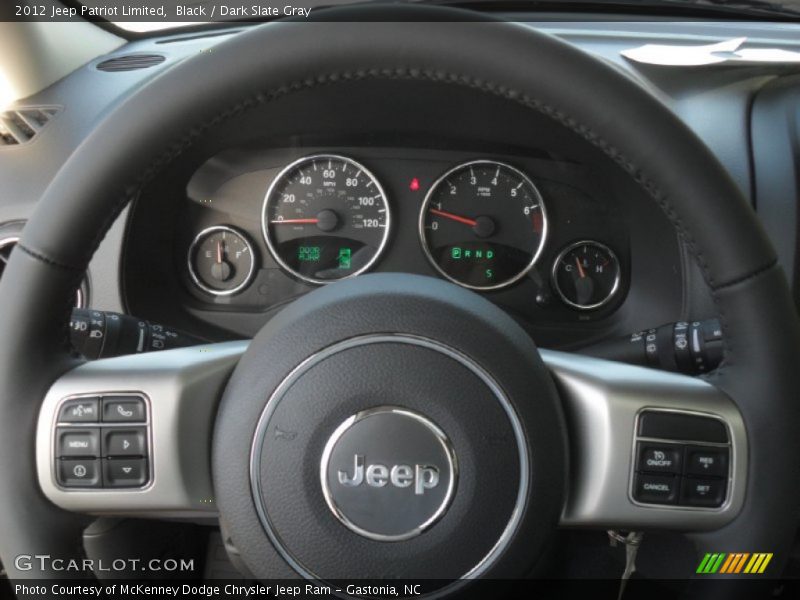 Black / Dark Slate Gray 2012 Jeep Patriot Limited