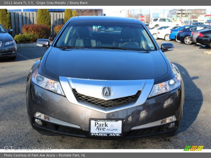 Grigio Gray Metallic / Ebony Black 2011 Acura TL 3.5