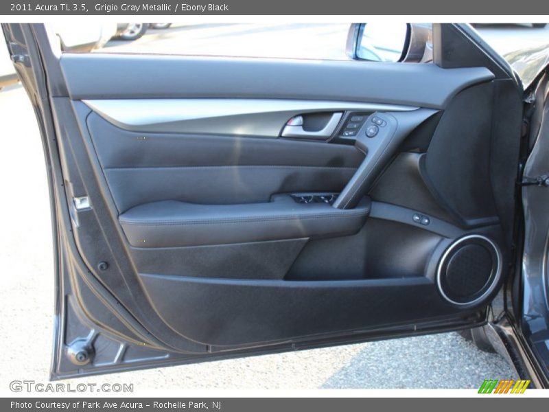 Grigio Gray Metallic / Ebony Black 2011 Acura TL 3.5