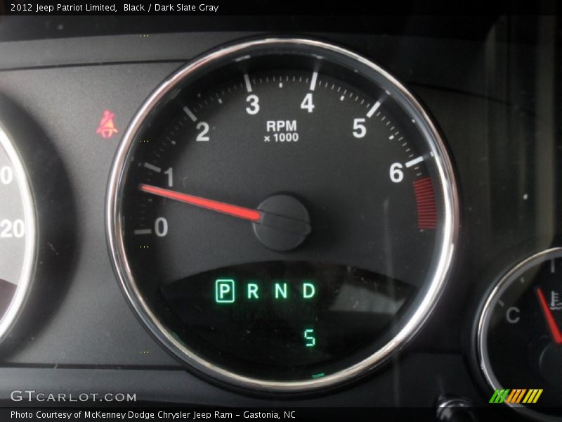Black / Dark Slate Gray 2012 Jeep Patriot Limited