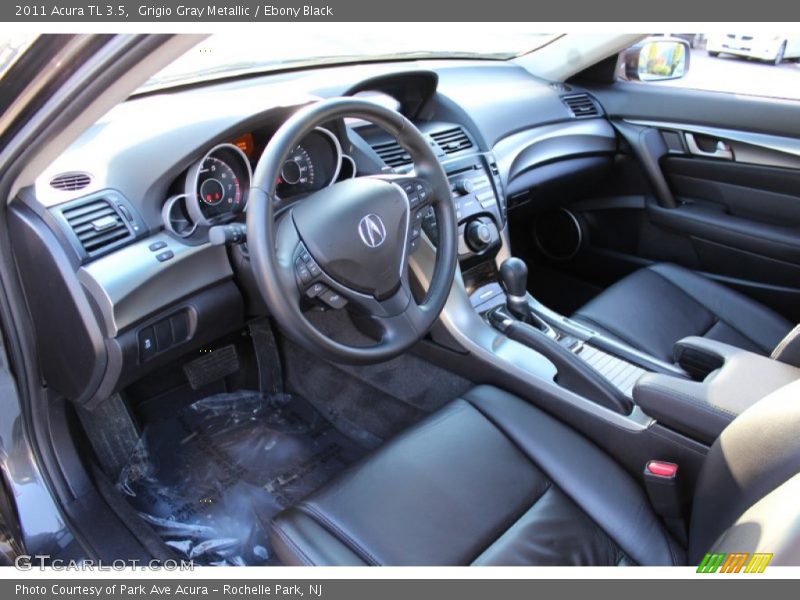 Grigio Gray Metallic / Ebony Black 2011 Acura TL 3.5