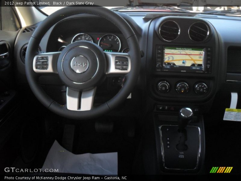 Black / Dark Slate Gray 2012 Jeep Patriot Limited
