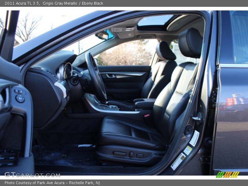 Grigio Gray Metallic / Ebony Black 2011 Acura TL 3.5