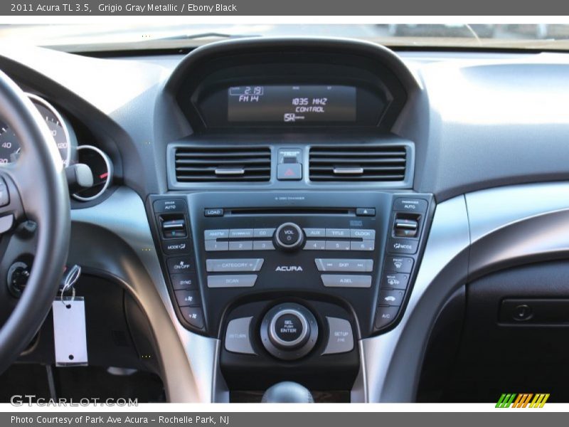 Grigio Gray Metallic / Ebony Black 2011 Acura TL 3.5
