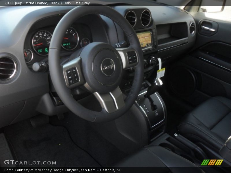 Black / Dark Slate Gray 2012 Jeep Patriot Limited