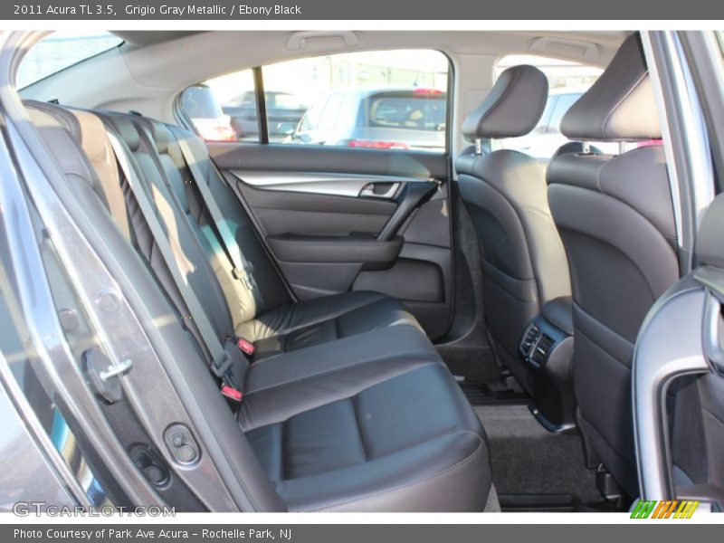 Grigio Gray Metallic / Ebony Black 2011 Acura TL 3.5