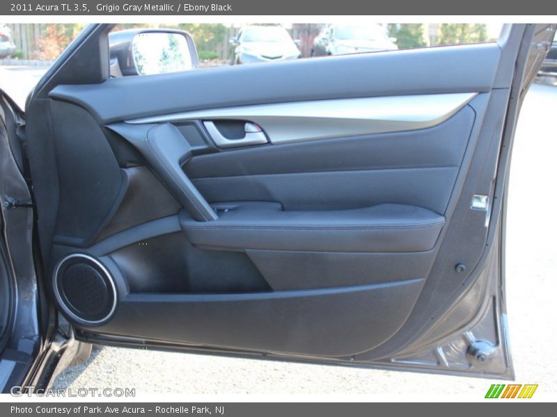 Grigio Gray Metallic / Ebony Black 2011 Acura TL 3.5