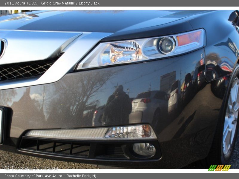 Grigio Gray Metallic / Ebony Black 2011 Acura TL 3.5