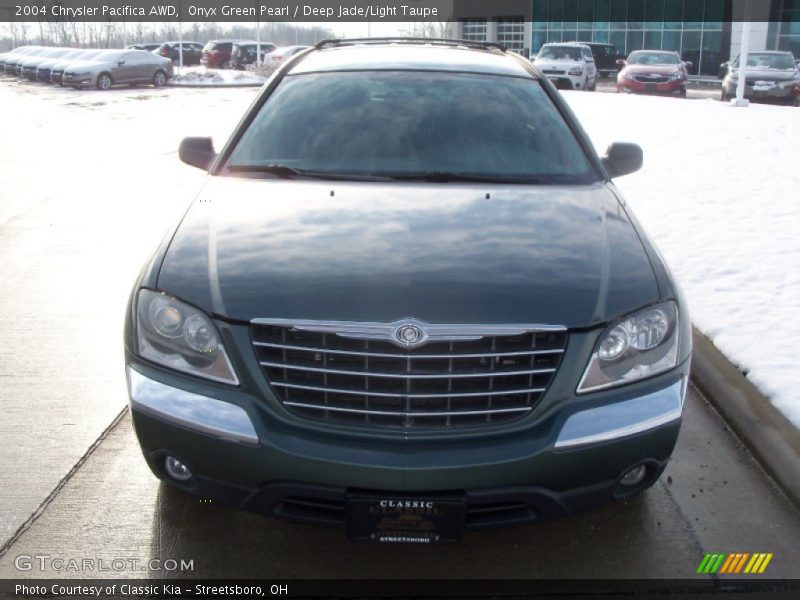 Onyx Green Pearl / Deep Jade/Light Taupe 2004 Chrysler Pacifica AWD