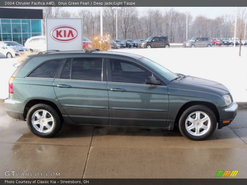 Onyx Green Pearl / Deep Jade/Light Taupe 2004 Chrysler Pacifica AWD
