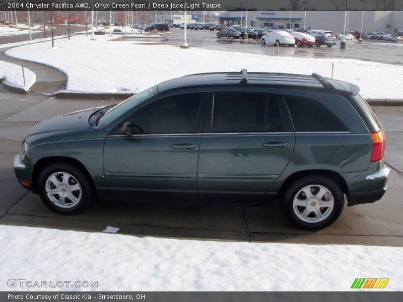 Onyx Green Pearl / Deep Jade/Light Taupe 2004 Chrysler Pacifica AWD