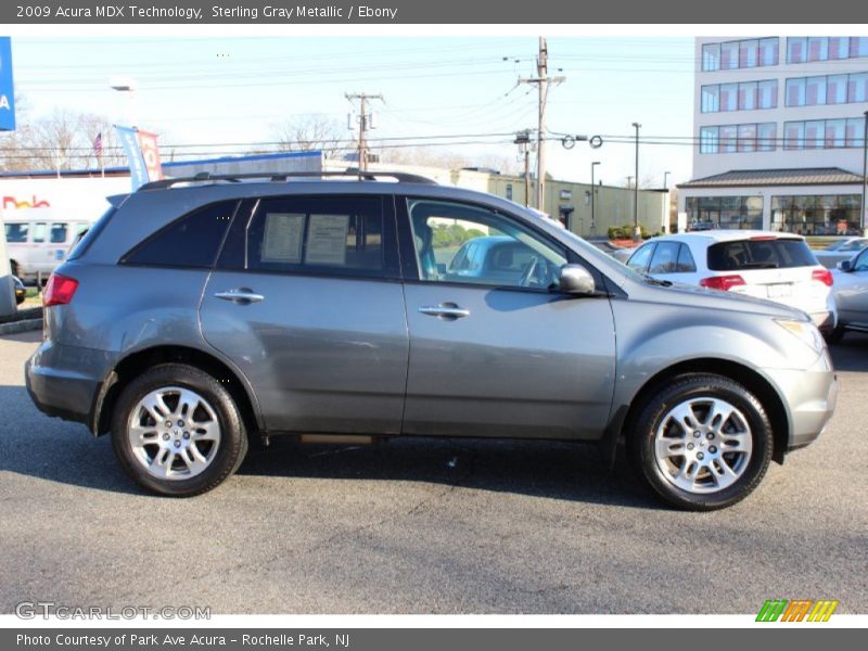 Sterling Gray Metallic / Ebony 2009 Acura MDX Technology