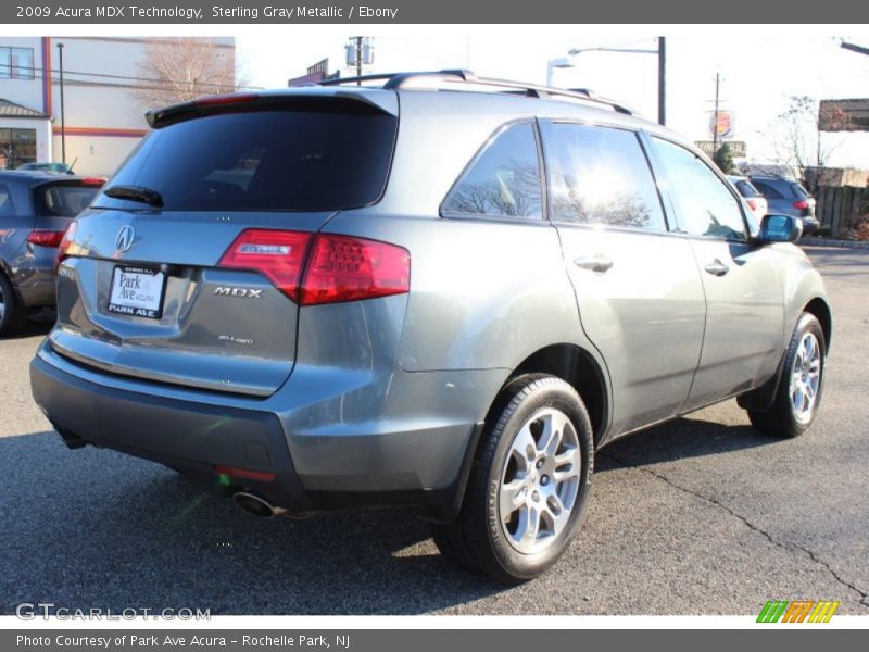 Sterling Gray Metallic / Ebony 2009 Acura MDX Technology