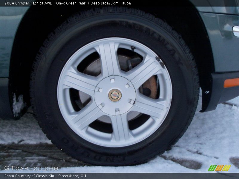 Onyx Green Pearl / Deep Jade/Light Taupe 2004 Chrysler Pacifica AWD