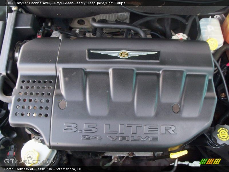 Onyx Green Pearl / Deep Jade/Light Taupe 2004 Chrysler Pacifica AWD
