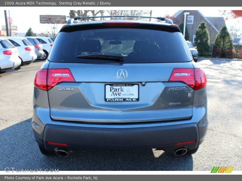 Sterling Gray Metallic / Ebony 2009 Acura MDX Technology