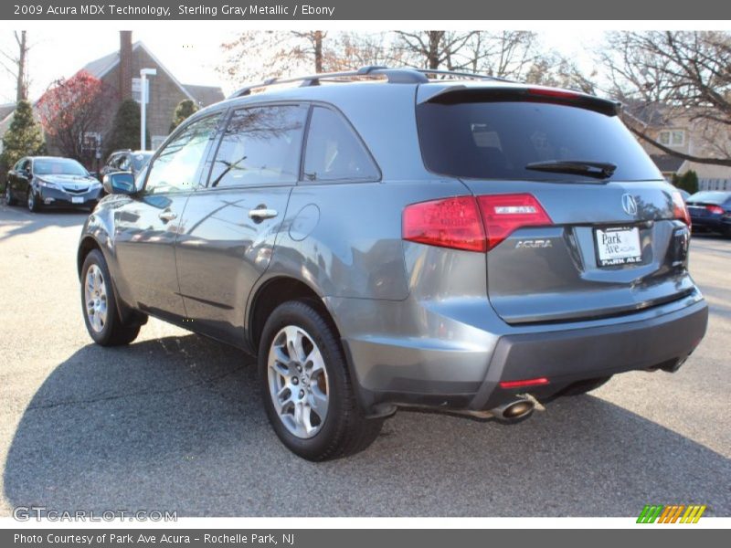 Sterling Gray Metallic / Ebony 2009 Acura MDX Technology