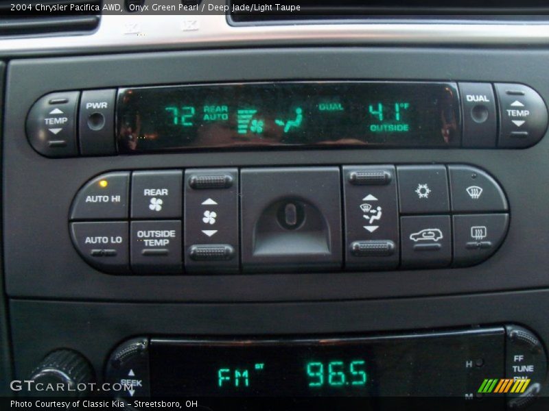 Onyx Green Pearl / Deep Jade/Light Taupe 2004 Chrysler Pacifica AWD