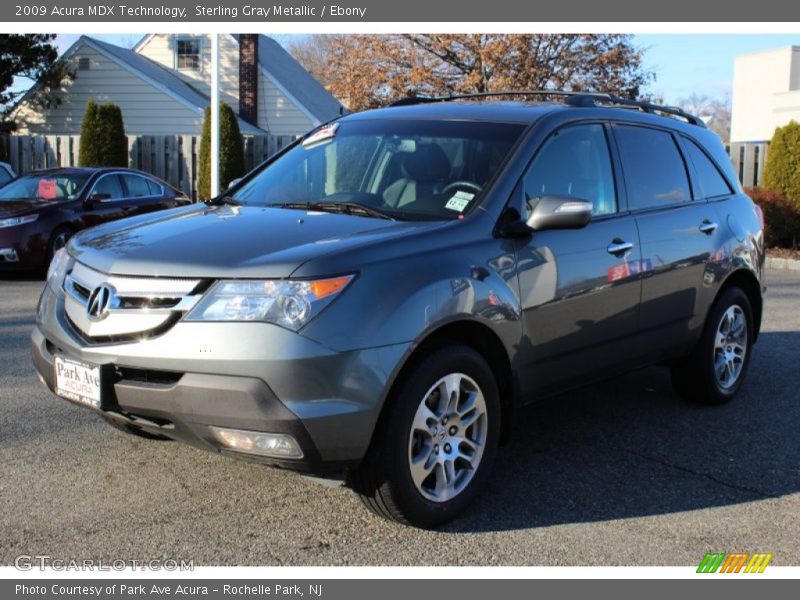 Sterling Gray Metallic / Ebony 2009 Acura MDX Technology
