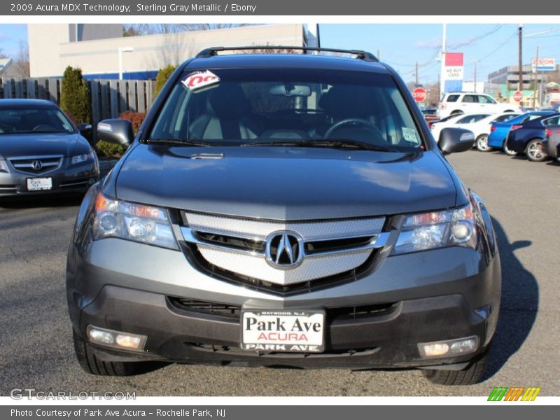 Sterling Gray Metallic / Ebony 2009 Acura MDX Technology