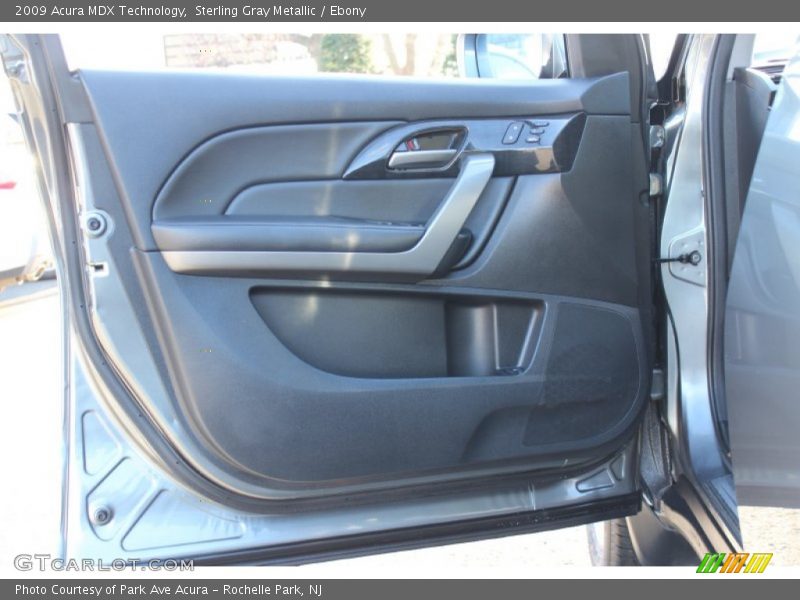 Sterling Gray Metallic / Ebony 2009 Acura MDX Technology