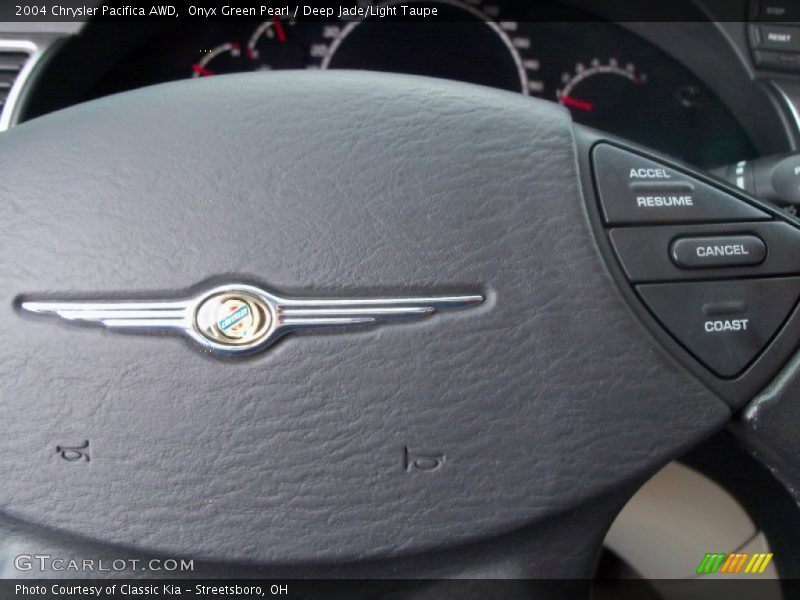 Onyx Green Pearl / Deep Jade/Light Taupe 2004 Chrysler Pacifica AWD