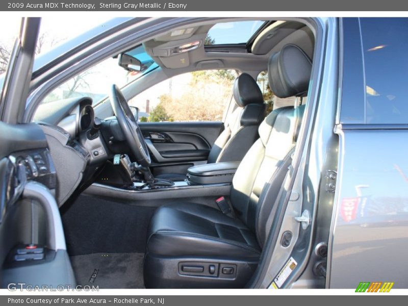 Sterling Gray Metallic / Ebony 2009 Acura MDX Technology