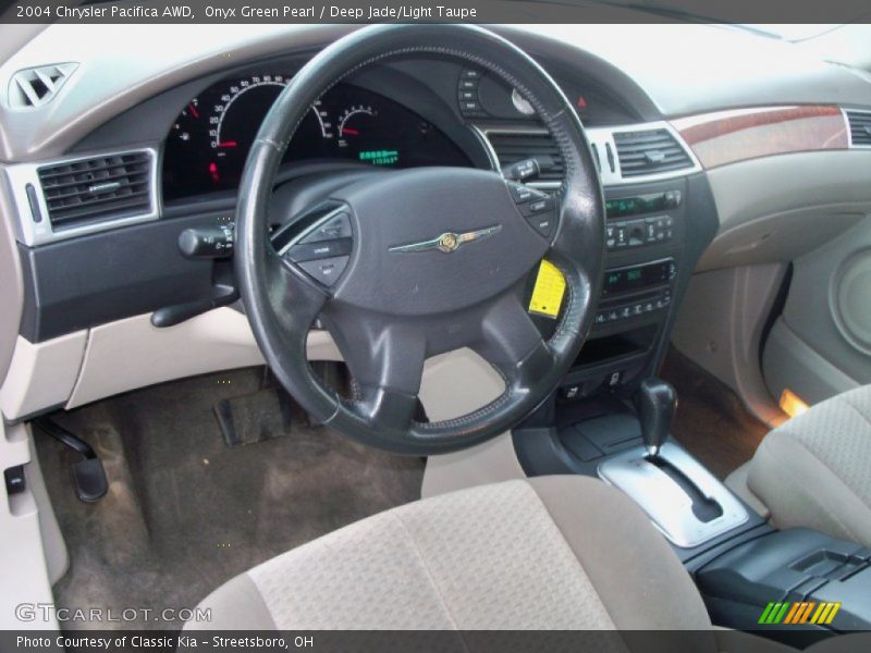 Onyx Green Pearl / Deep Jade/Light Taupe 2004 Chrysler Pacifica AWD
