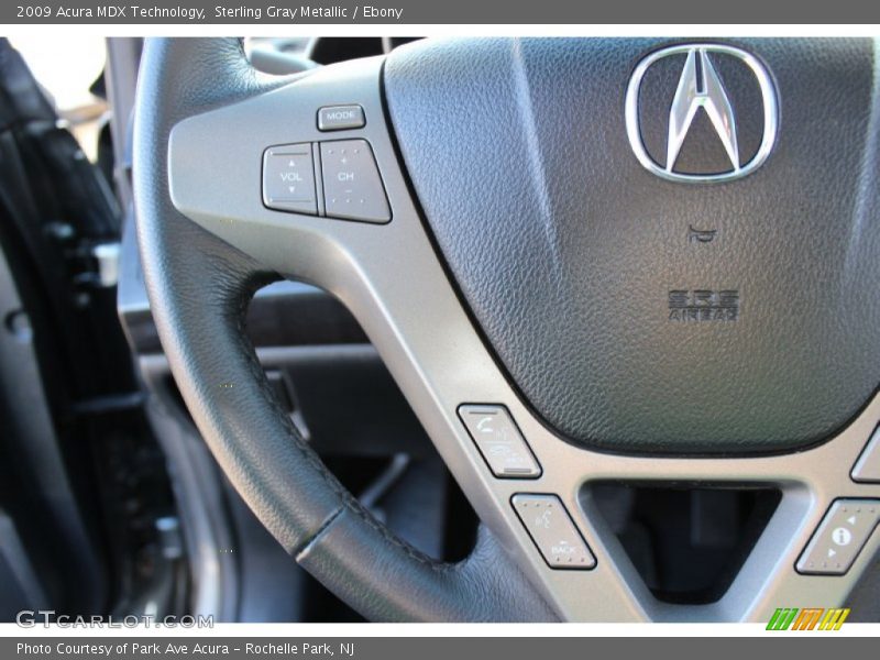 Sterling Gray Metallic / Ebony 2009 Acura MDX Technology