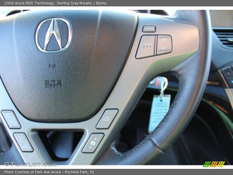 Sterling Gray Metallic / Ebony 2009 Acura MDX Technology