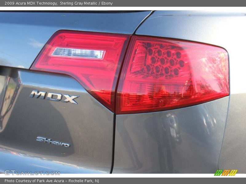 Sterling Gray Metallic / Ebony 2009 Acura MDX Technology