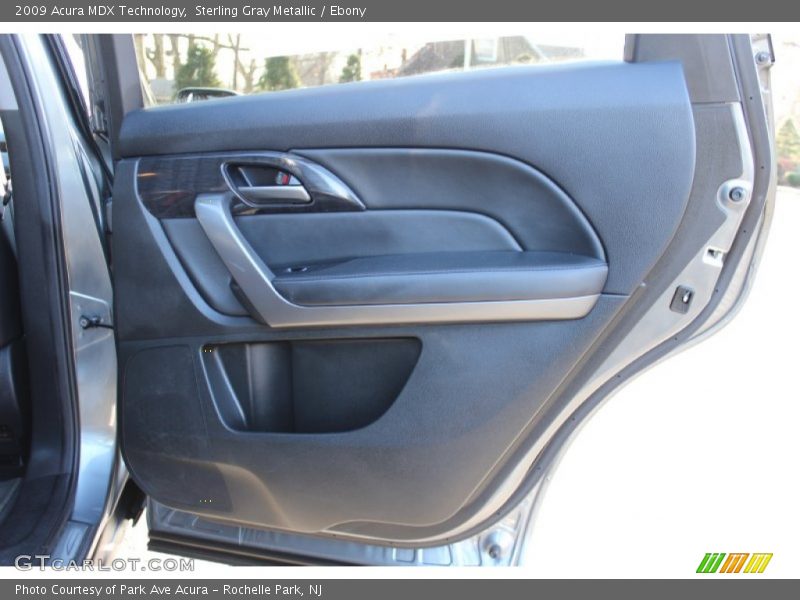 Sterling Gray Metallic / Ebony 2009 Acura MDX Technology