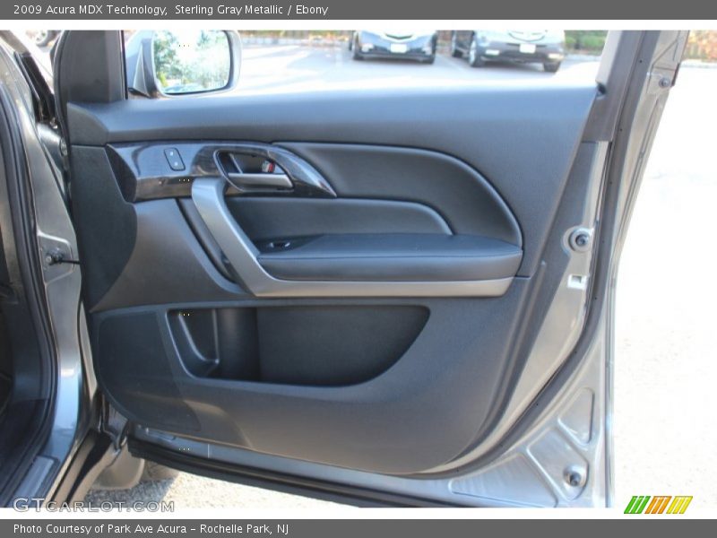Sterling Gray Metallic / Ebony 2009 Acura MDX Technology