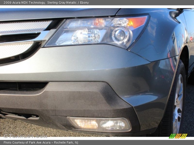 Sterling Gray Metallic / Ebony 2009 Acura MDX Technology