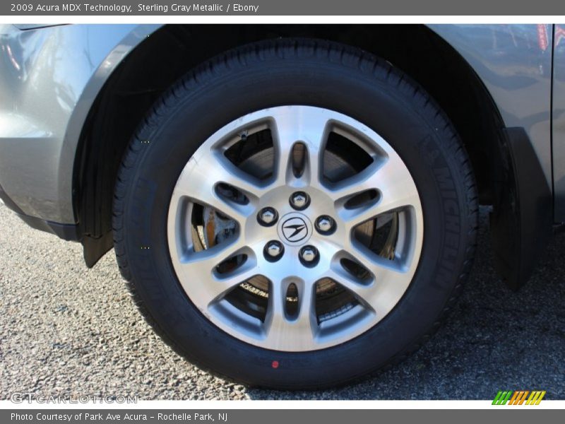 Sterling Gray Metallic / Ebony 2009 Acura MDX Technology