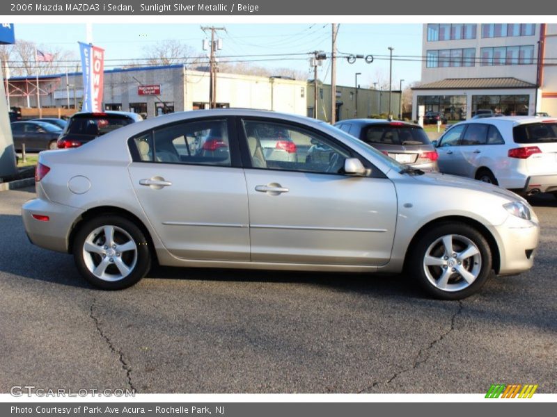 Sunlight Silver Metallic / Beige 2006 Mazda MAZDA3 i Sedan