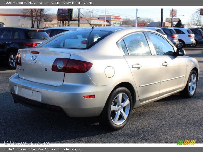 Sunlight Silver Metallic / Beige 2006 Mazda MAZDA3 i Sedan