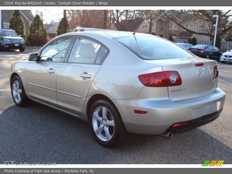 Sunlight Silver Metallic / Beige 2006 Mazda MAZDA3 i Sedan