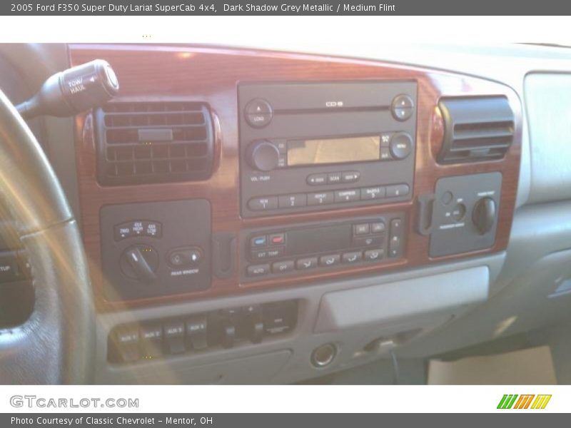 Dark Shadow Grey Metallic / Medium Flint 2005 Ford F350 Super Duty Lariat SuperCab 4x4